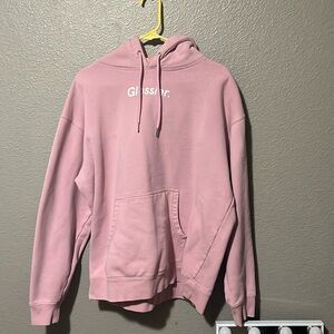 Pink glossier sweatshirt